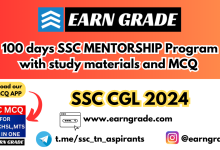 100 days SSC MENTORSHIP Program with study materials and MCQ